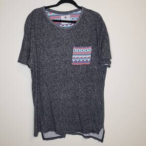 On the Byas| Marled Gray Short Sleeve